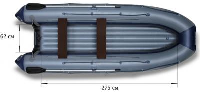 Лодка ПВХ Флагман 380 IGLA моторная